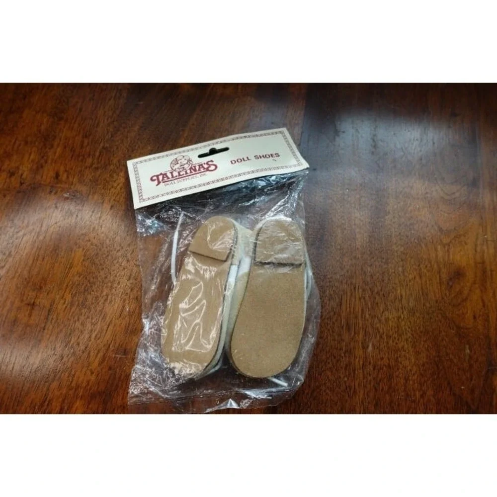 Tallinas Doll Shoes Ballet Slippers Lace Up Size 1 New in‎ Package